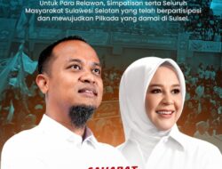 KPU Sulsel Umumkan Paslon Pemenang Pilgub 2024, Andi Sudirman Sulaiman – Fatmawati Rusdi