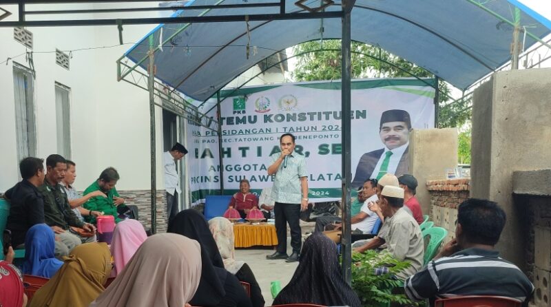 Bahtiar Kareng Situju Anggota DPRD Sulsel Fraksi PKB Gencar Reses di Jeneponto
