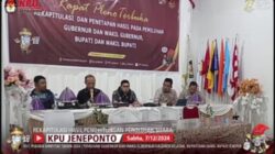 Hasil Rekapitulasi KPU Jeneponto, Paslon Nomor Urut 2 Raih Suara Sah Terbanyak  