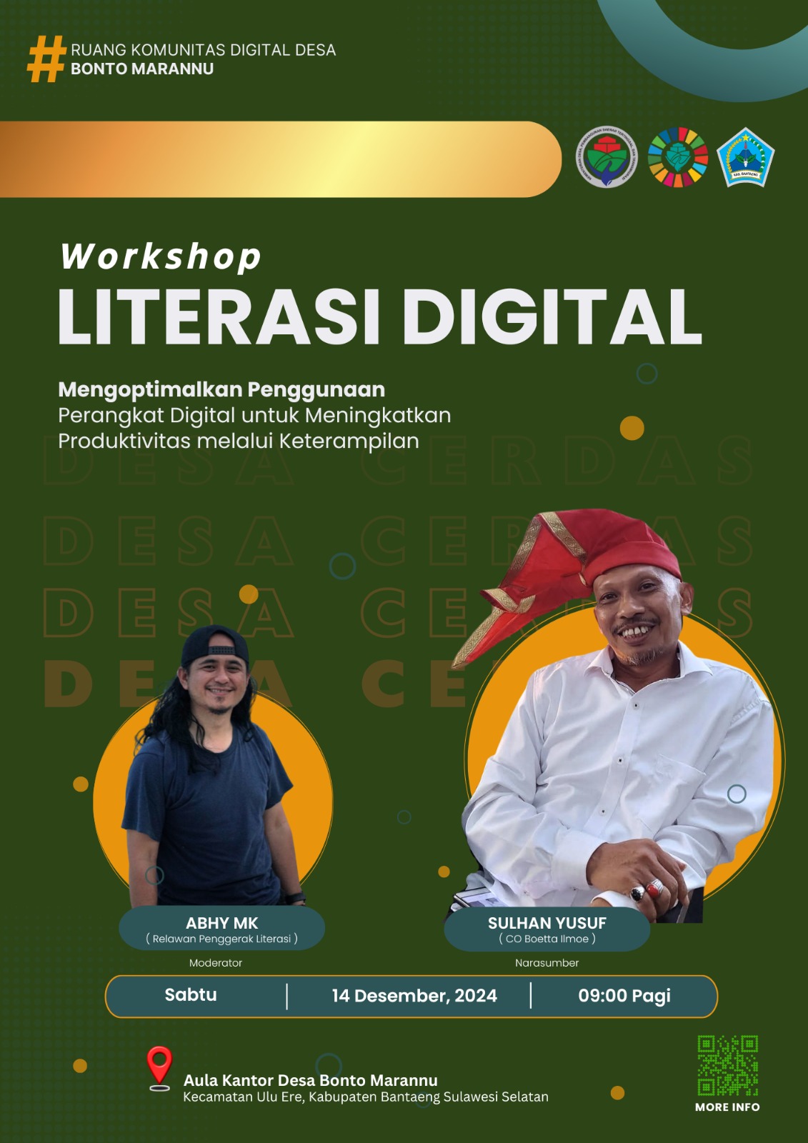 Optimalkan Perangkap Digital, RKDD Bonto Marannu Sukses Gelar Workshop Literasi Digital