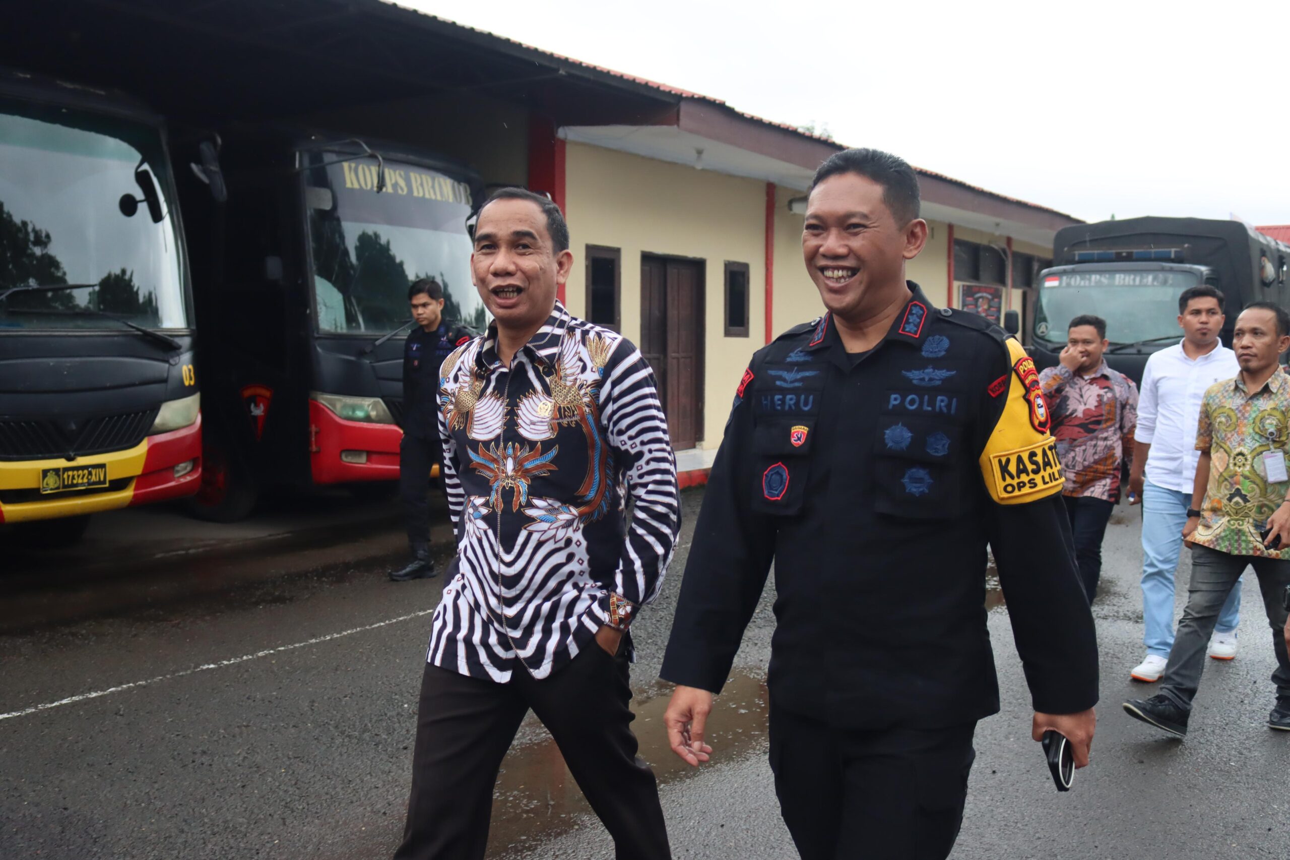 Rudianto Lallo Serap Aspirasi Pasukan Brimob Polda Sulsel saat Lakukan Kunjungan Spesifik