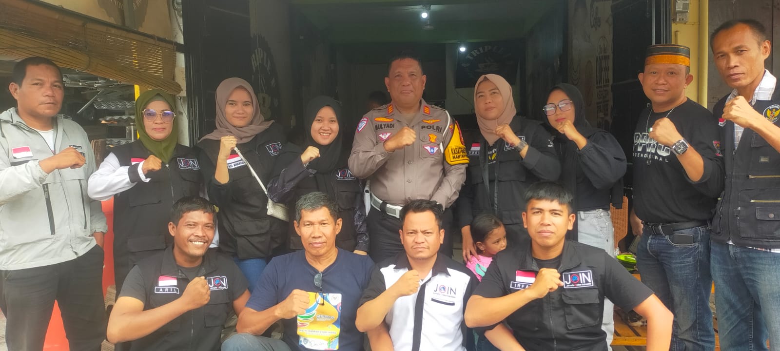 Kasat Lantas Polres Bone Silaturahmi dengan DPD JOIN Bone