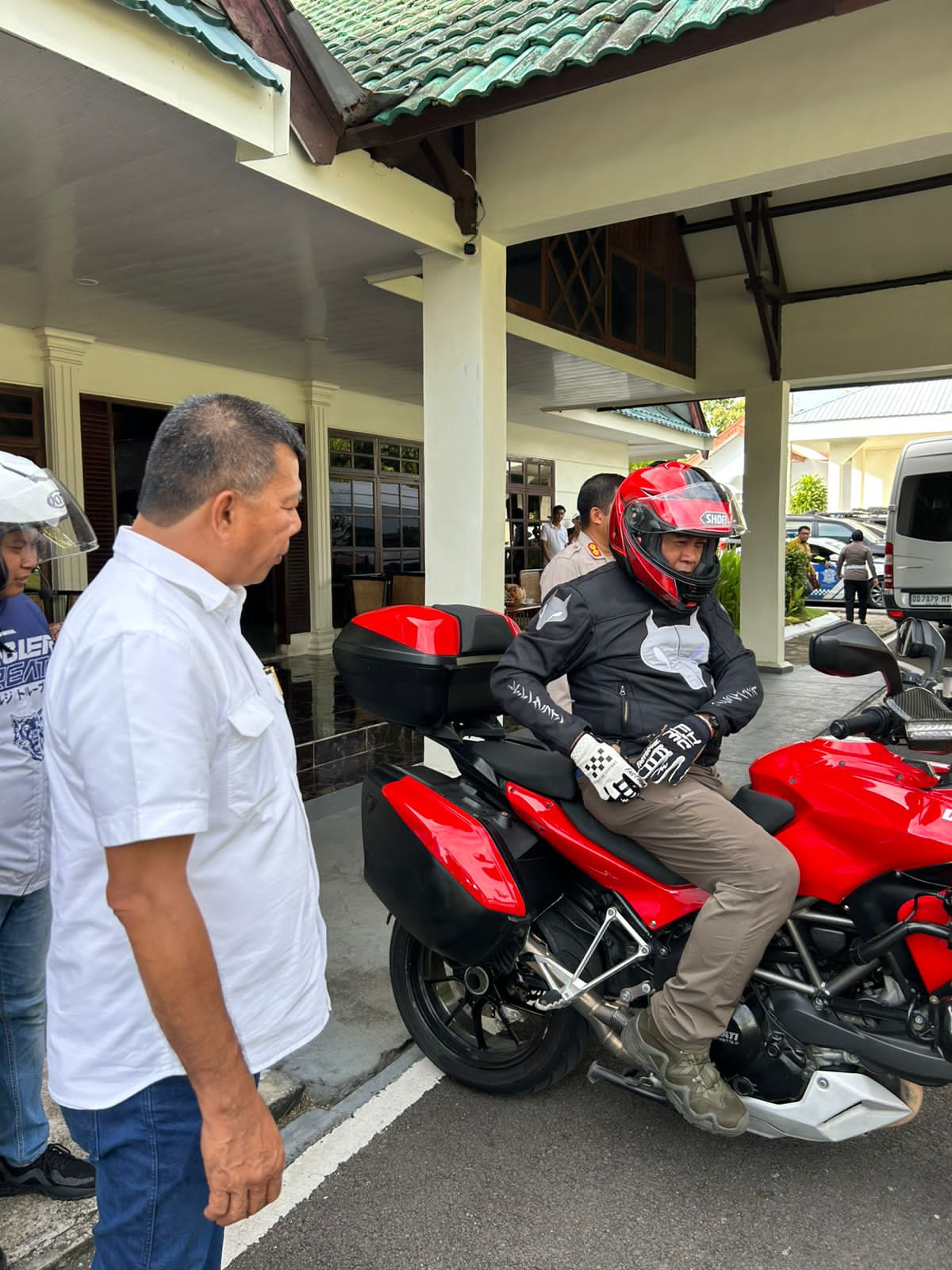 Dari Sinjai Kapolda Touring Motor, Singgah di Rujab Bupati Bulukumba