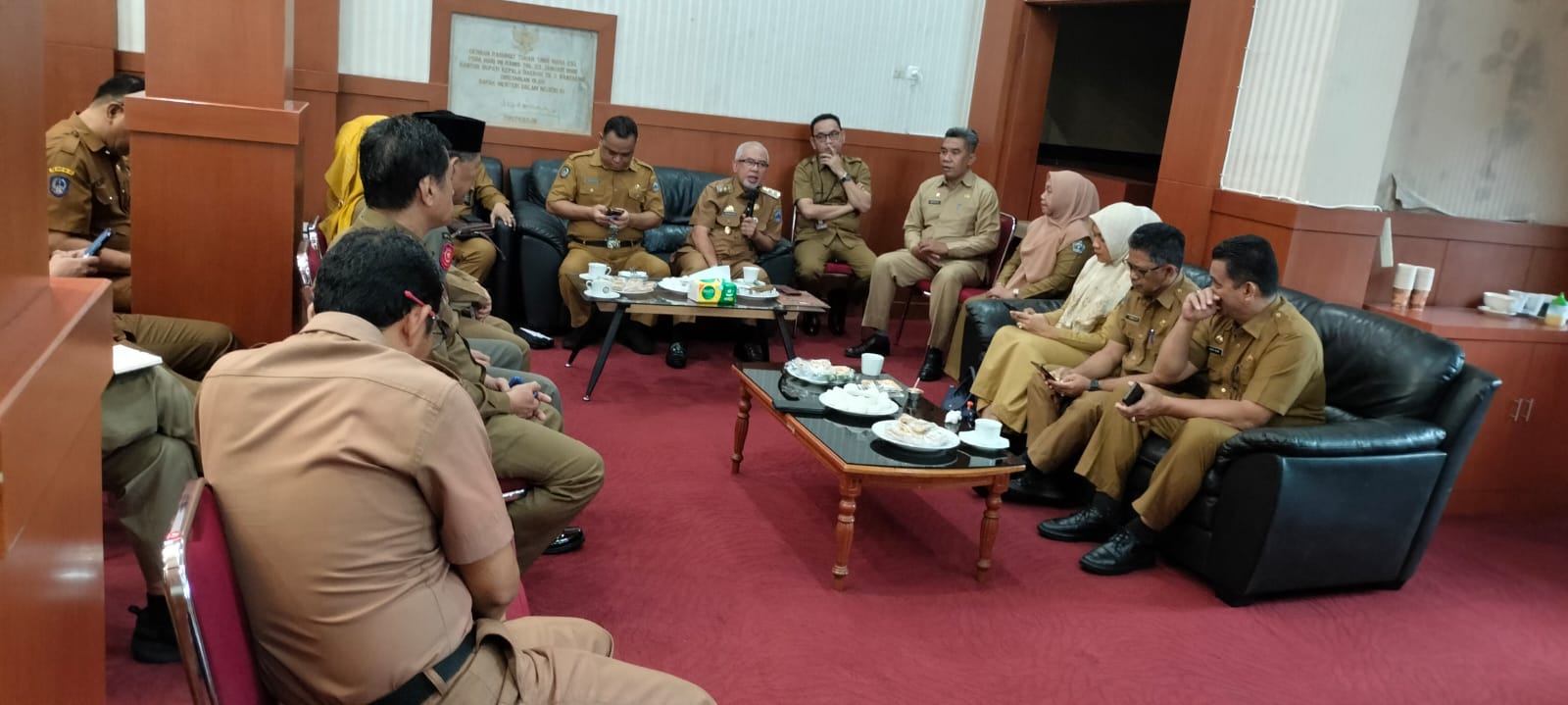 Hari Pertama Berkantor, Wabup Bantaeng Pimpin Coffee Morning