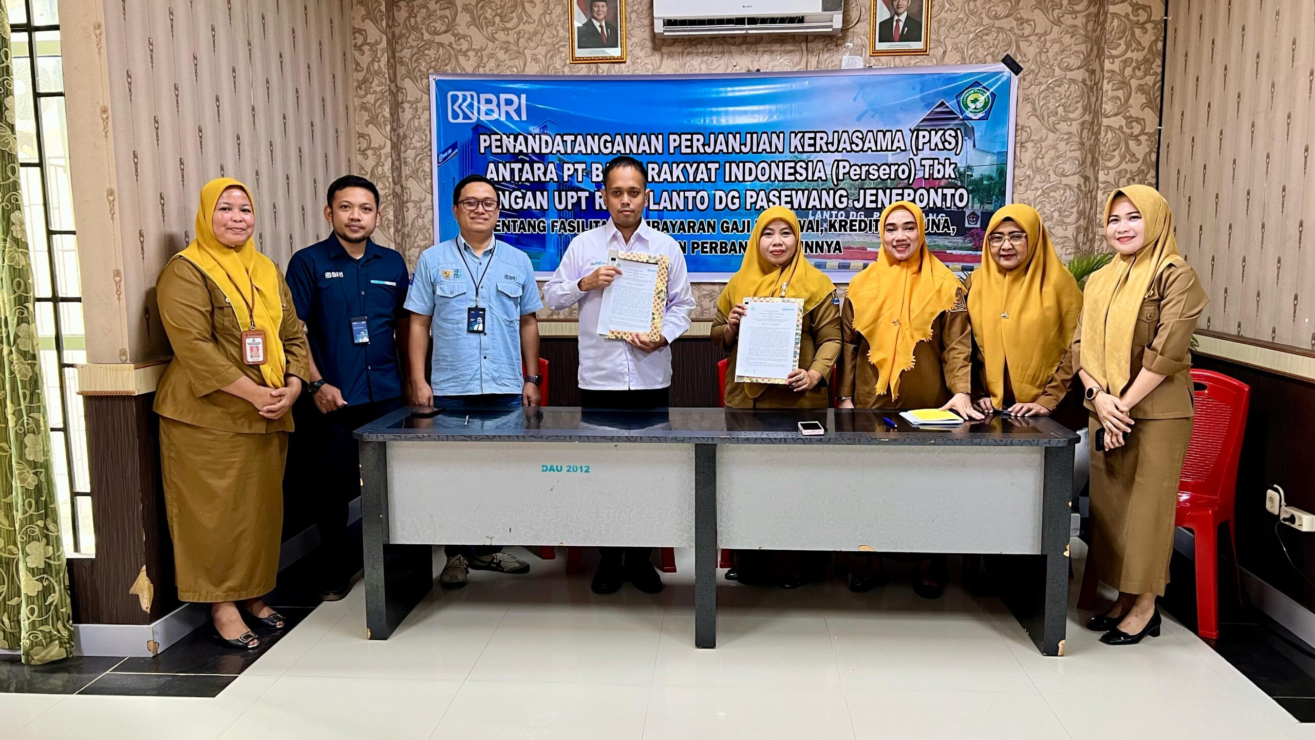 UPT RSUD Lanto Dg Pasewang Bersama BRI Cabang Jeneponto Teken MoU, Direktur Harapkan Ini