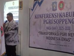 PGRI Soppeng Daerah ke-6 di Sulsel,  Menggelar Konferensi