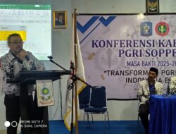 Dr. Andi Ibrahim Tutup Konferensi PGRI di Soppeng, ini yang Disampaikan!