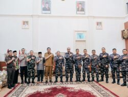 Bupati Bantaeng Bersama Unsur Forkopimda Sambut Kunjungan Danlantamal VI Makassar