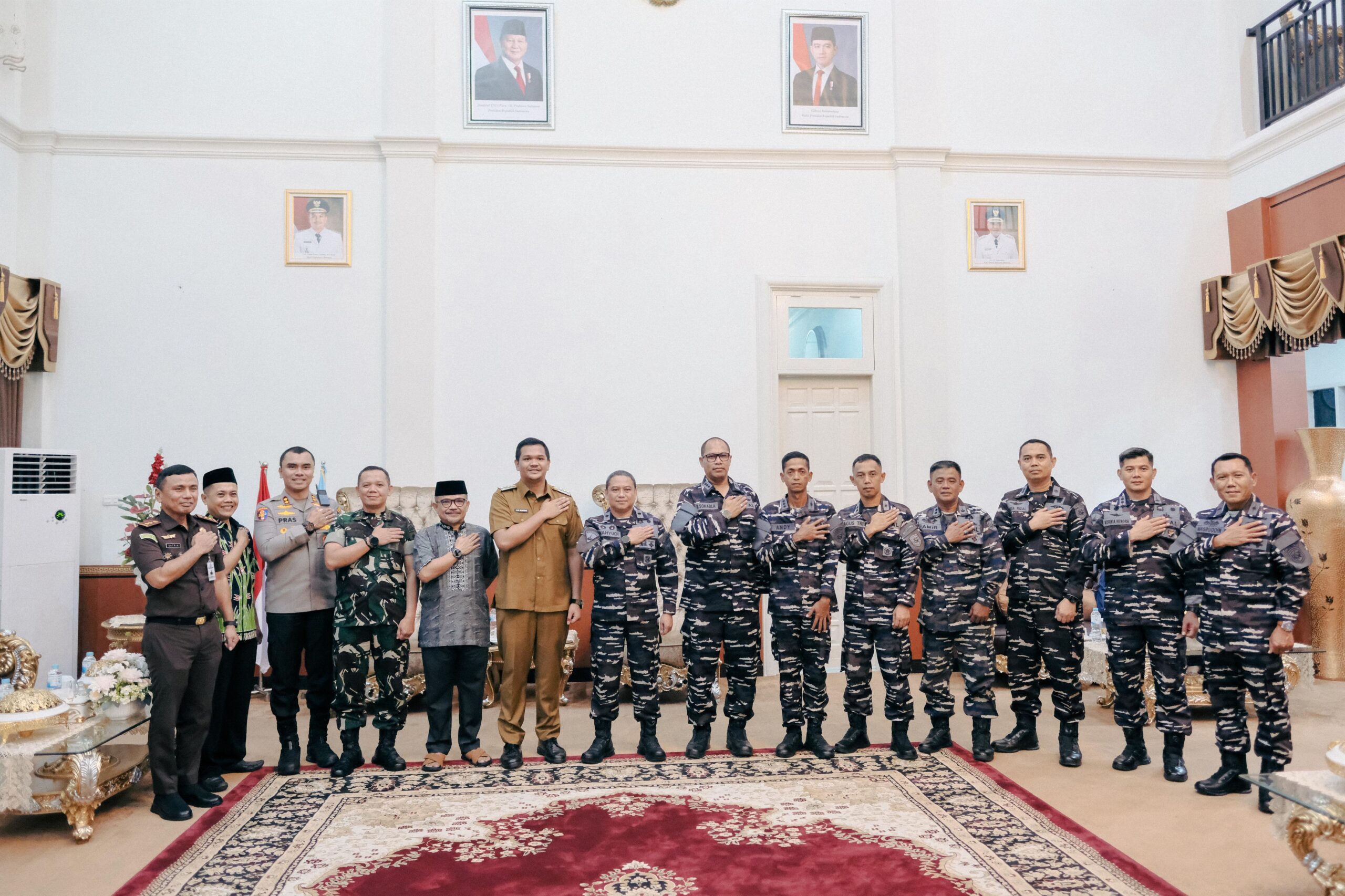 Bupati Bantaeng Bersama Unsur Forkopimda Sambut Kunjungan Danlantamal VI Makassar