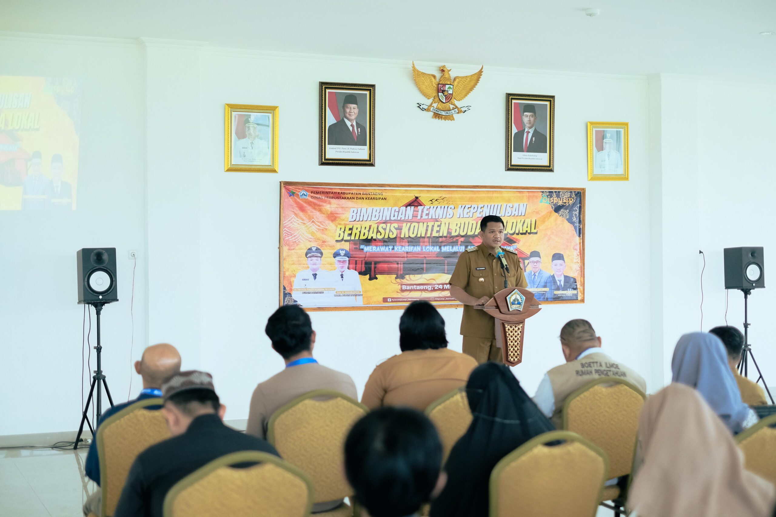 Pertama Kalinya di Bantaeng, Dispusip Gelar Bimtek Kepenulisan