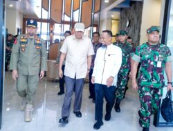Gubernur Andi Sudirman Sulaiman Sambut Kedatangan Menteri Pertahanan di Sulsel