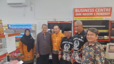 Kacabdis Wilayah IX Pantau UKK di SMKN 1 Pangkep