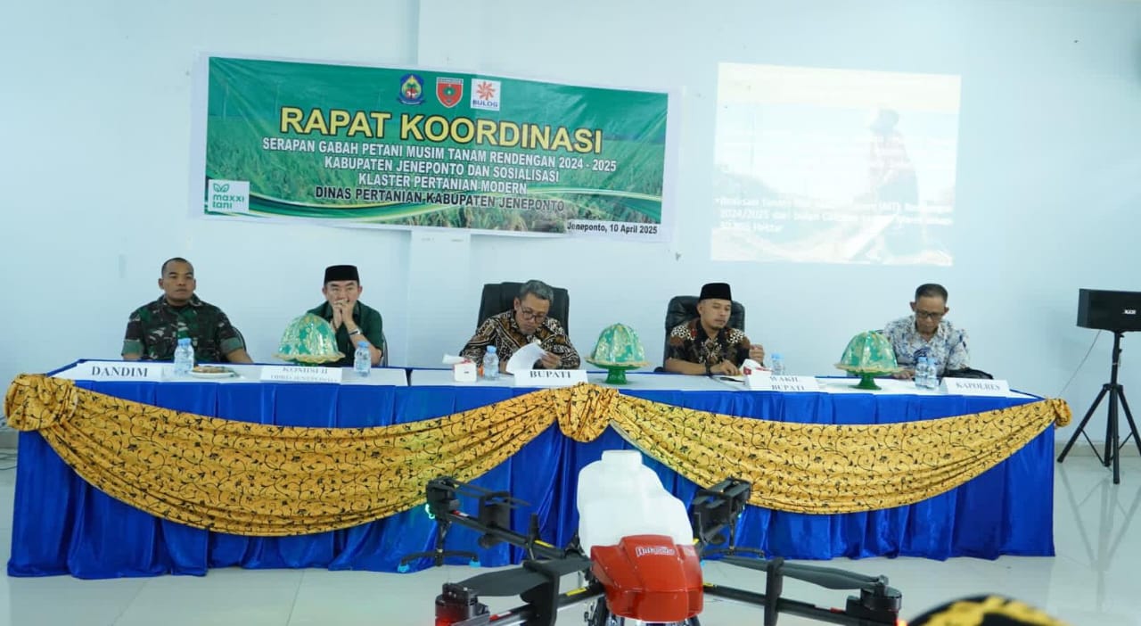 Wujub Keseriusan Ketahanan Pangan di Jeneponto, Dinas Pertanian Sosialisasi Klaster