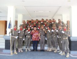 Wabup Bantaeng Lepas 28 Personel Ikuti Lomba Apel Kesiapsiagaan Satpol PP dan Linmas