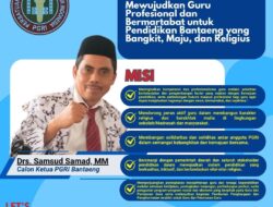 Drs. Samsud Samad, MM Siap Majukan PGRI Bantaeng Lewat Visi-Misi Kolaboratif dan Progresif Drs. Samsud Samad, MM Siap Majukan PGRI Bantaeng Lewat Visi-Misi Kolaboratif dan Progresif