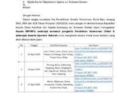 Disdik Sulsel Sosialisasikan Pra Pendaftaran SPMB 2025 Disdik Sulsel Sosialisasikan Pra Pendaftaran SPMB 2025
