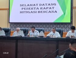 Bersama Unsur Forkopimda, Bupati dan Wabup Hadiri Rapat Mitigasi Bencana
