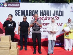 DWP Inspektorat Meriahkan HJJ Ke 162 dengan Donor Darah Senam Sehat