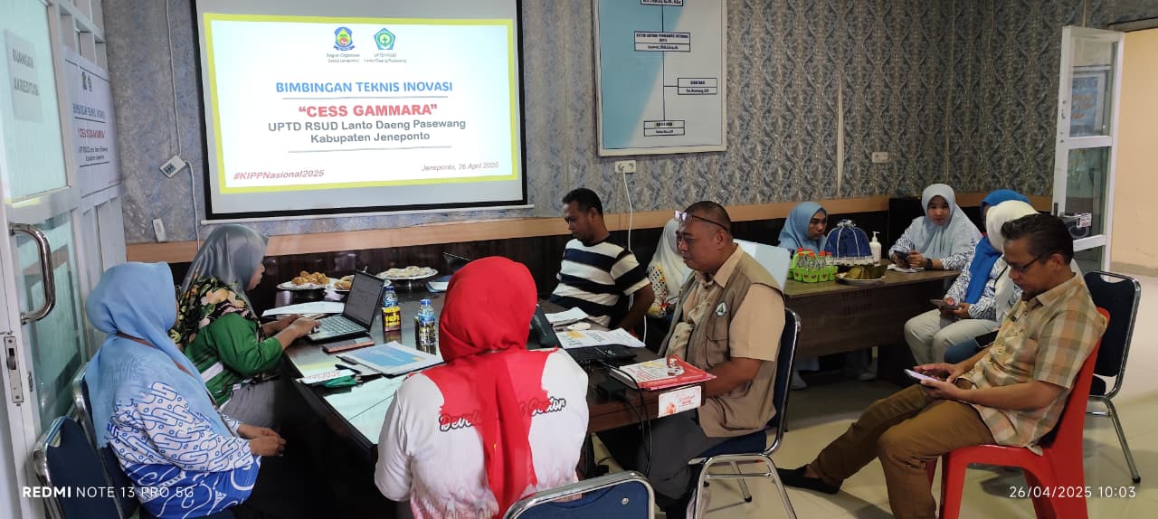 Inovasi CESS Gammara RSUD Lanto Daeng Pasewang Siap Berlaga di Kompetisi Inovasi Nasional 2025