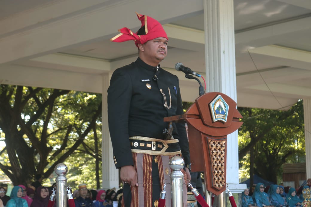 Peringati Hari Pendidikan Nasional, Bupati Bantaeng Pimpin Pelaksanaan Upacara