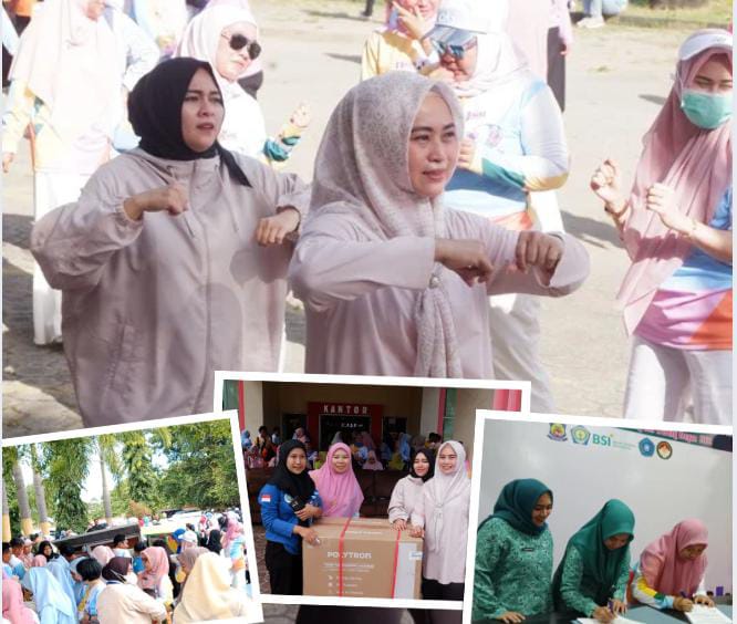 Kolaborasi TP PKK Jeneponto, RSUD Latopas Gelar Senam Sehat dan MoU Program Inovasi CESS GAMMARA