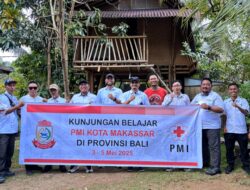 PMI Kota dan PMI Kecamatan Sekota Makassar Kunjungan Studi Ke Bali, ini Tujuannya!