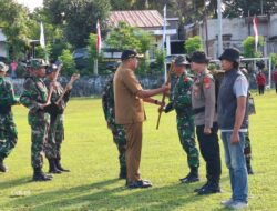 Pimpin Upacara TMMD, Bupati Uji Nurdin Ajak Masyarakat Turut Berpartisipasi Aktif