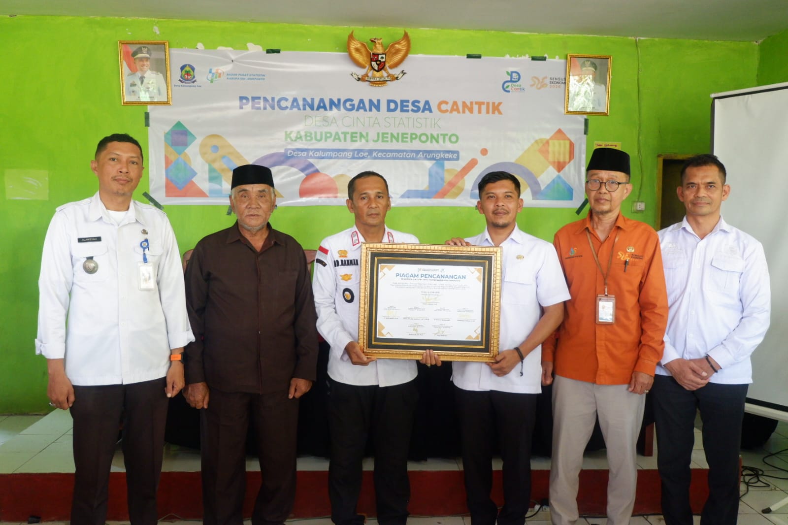 Program Pencanangan ‘Desa Cantik’ Di Desa Kalumpang Loe, Wakil Bupati Jeneponto Sampaikan Ini