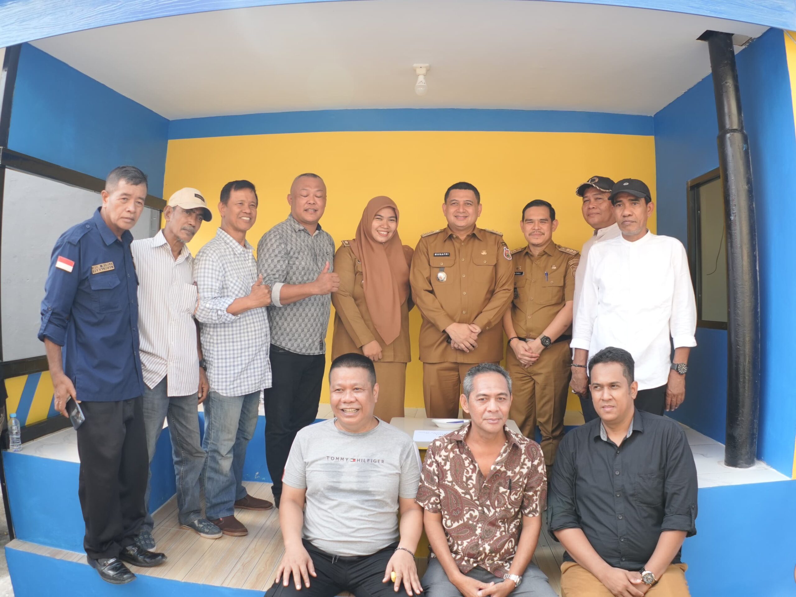 Pos Keamanan BTN CV Dewi Yang dibangun Secara Swadaya Dapat Apresiasi dari Walikota Makassar