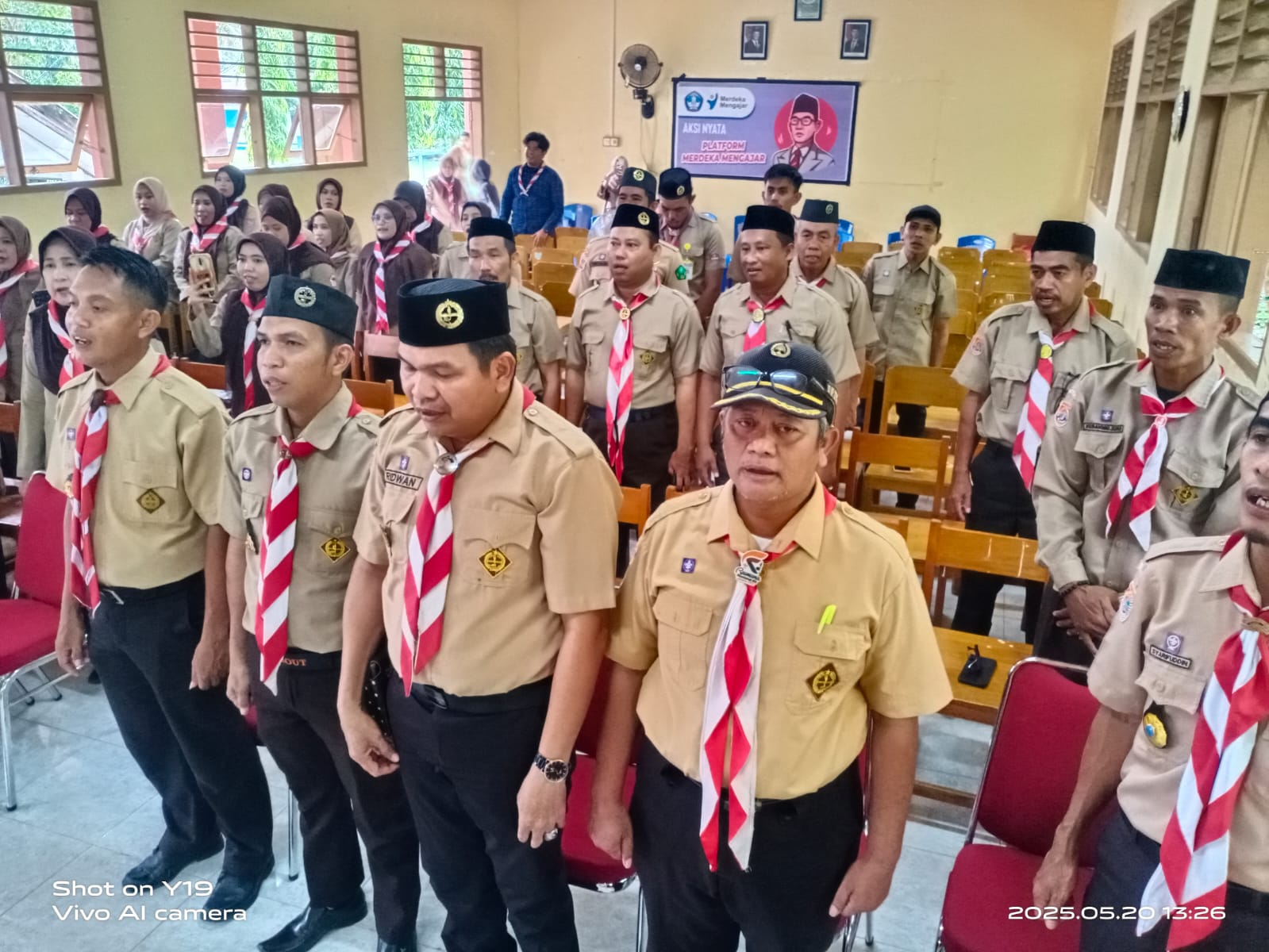 Kwarran Barebbo Bone Gelar Sosialisasi Pendataan dan Pengadaan KTA Pramuka Nasional.