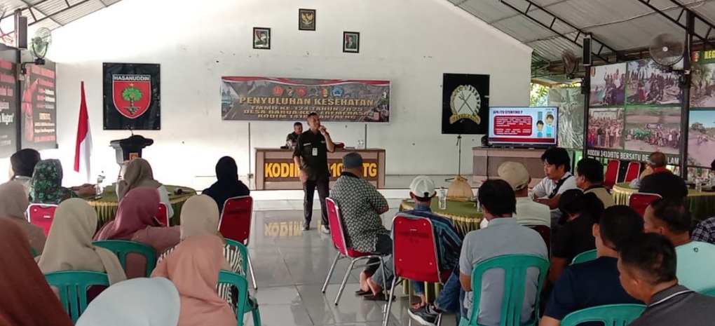 Dinas Kesehatan Bantaeng Gencarkan Edukasi Kesehatan Lewat Kolaborasi TMMD ke-124