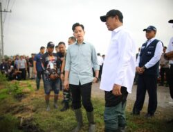 Dorong Produksi dan Kebutuhan Petani, Wapres Gibran dan Mentan Amran Kompak Tanam Padi di Ngawi