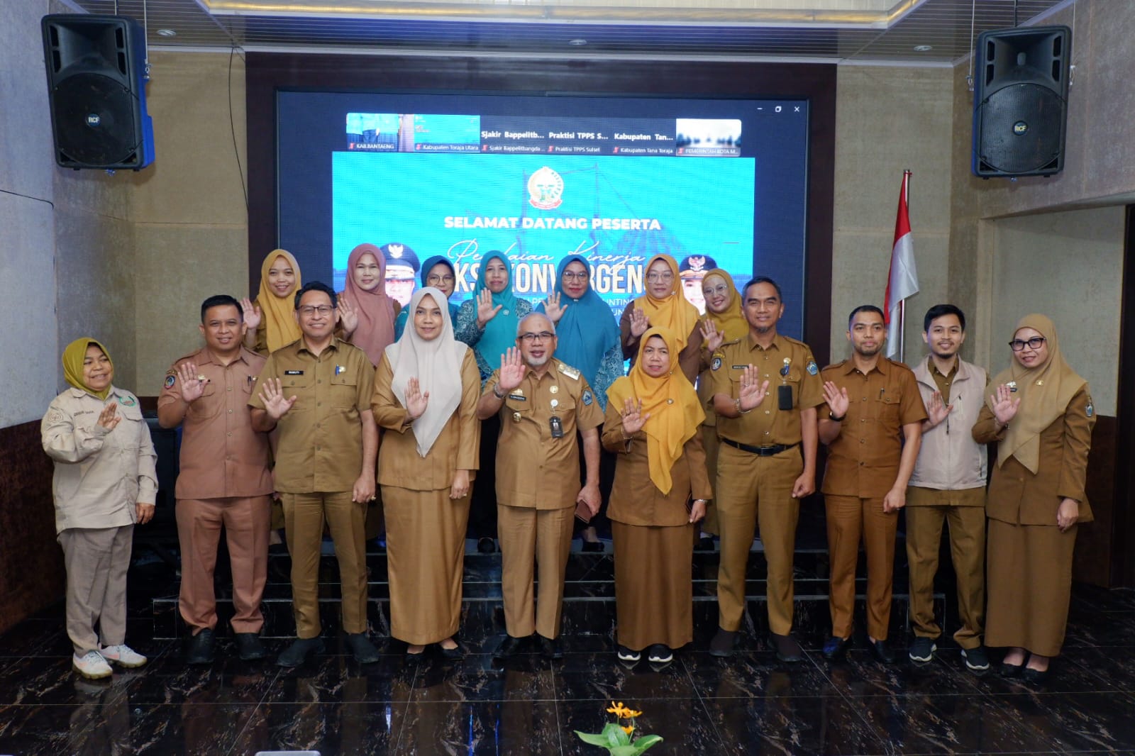 Wabup Bantaeng Ikuti Penilaian Kinerja Aksi Konvergensi Penurunan Stunting