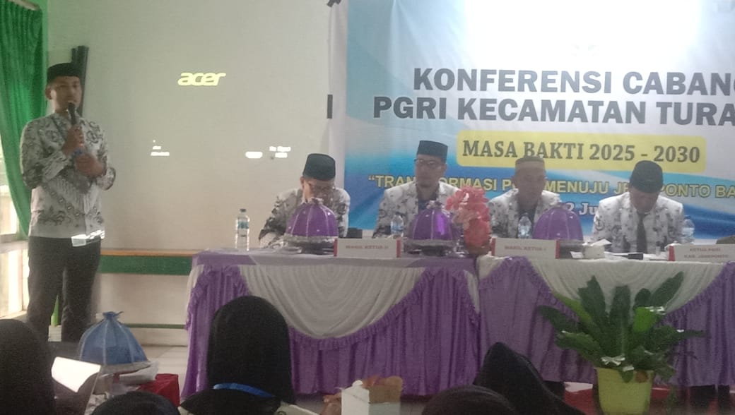 Sukses Terlaksana Konferensi Cabang PGRI Turatea Jeneponto, Ini yang Terpilih Ketua