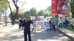 Tuntut Penegakan Hukum, Aliansi ANARKI Gelar Aksi di Depan Polda Sulse