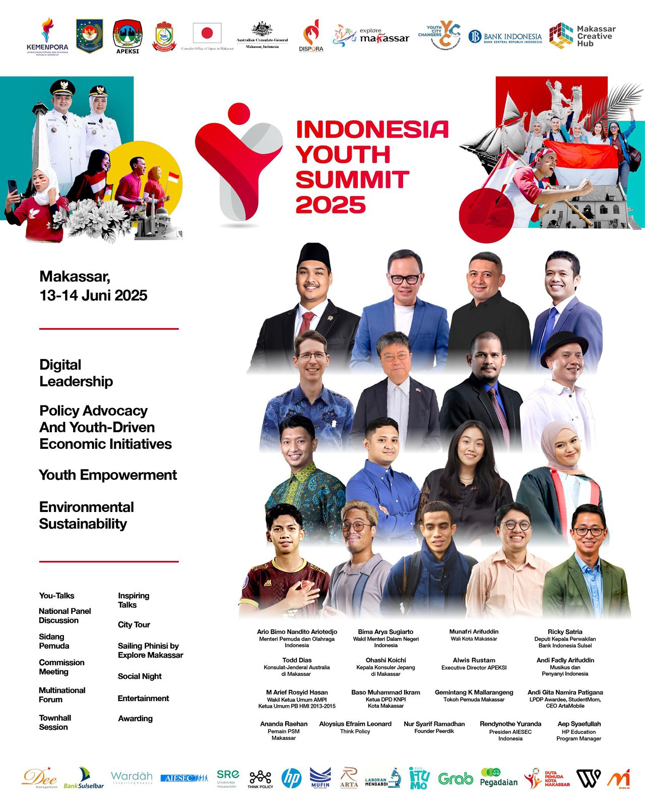 Gen Merah Putih Satukan Aksi pada IYS 2025 di Makassar, Pemuda Siap Wujudkan Indonesia Emas 2045