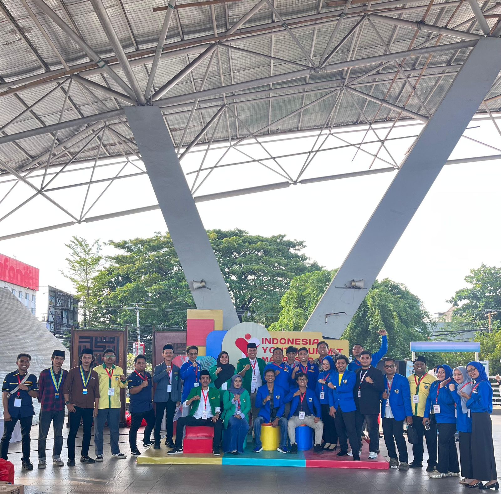 KNPI Kota Makassar Bersama OKP Hadiri Indonesia Youth Summit 2025. Nono : Solidaritas Pemuda Membangun Makassar