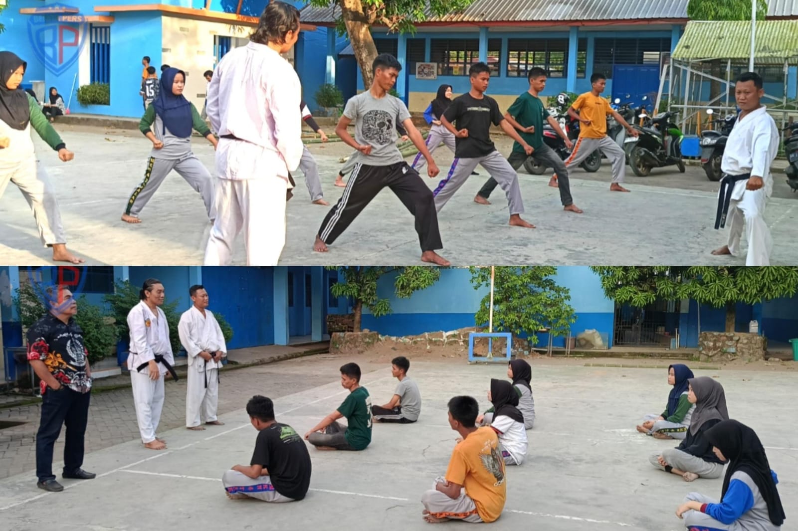 SMKN 4 Takalar Resmi Gelar Latihan Perdana Karate Lemkari