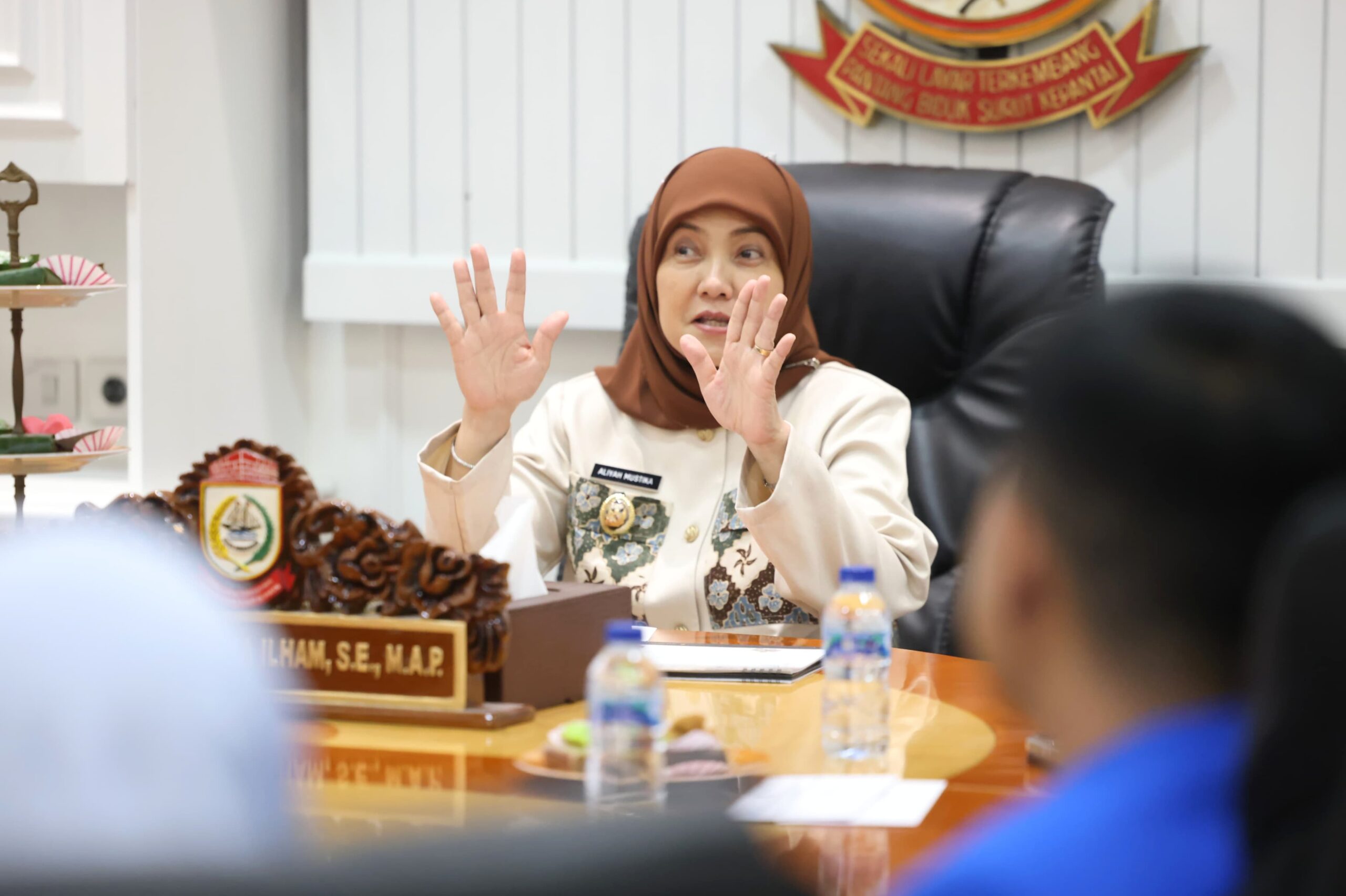 Silaturahmi Penuh Semangat, Wakil Wali Kota Makassar Dukung Program KNPI