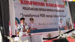 Konferensi Kabupaten PGRI Enrekang Digelar, *Dr. Muh. Basri*: “Kita Bukan Siapa-siapa Tanpa Guru”