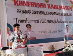 Konferensi Kabupaten PGRI Enrekang Digelar, *Dr. Muh. Basri*: “Kita Bukan Siapa-siapa Tanpa Guru”