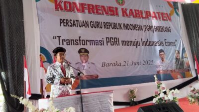 Konferensi Kabupaten PGRI Enrekang Digelar, *Dr. Muh. Basri*: “Kita Bukan Siapa-siapa Tanpa Guru”