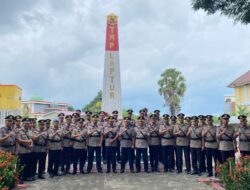 Polres Jeneponto Gelar Ziarah di TMP Karisa Dimoment HUT Bhayangkara Ke 79