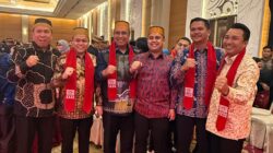Hadiri Pelantikan KKSS, Bupati Bantaeng Uji Nurdin Beri Selamat Amran Sulaiman