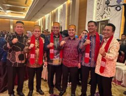 Hadiri Pelantikan KKSS, Bupati Bantaeng Uji Nurdin Beri Selamat Amran Sulaiman