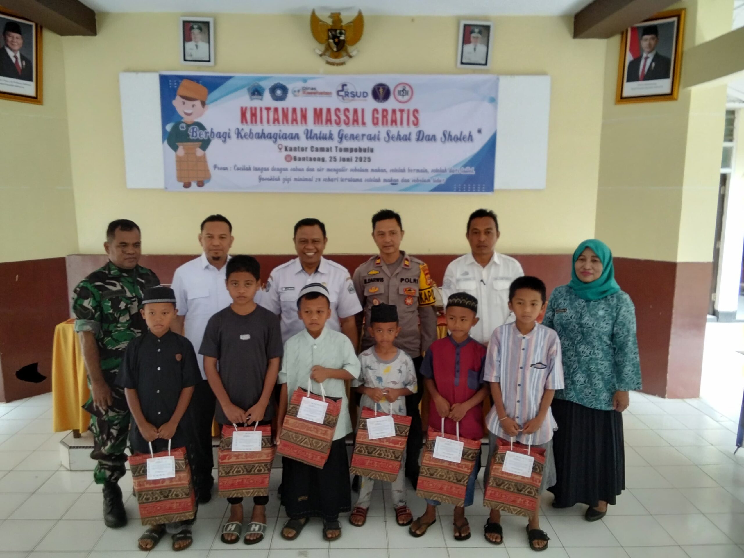 Khitanan Massal Gratis di Tompobulu, Wujud Perhatian Pemerintah Terhadap Masyarakat