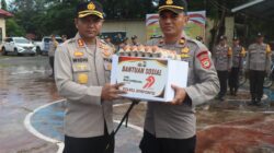 HUT Bhayangkara Ke 79, Polres Jeneponto Salurkan Ratusan Paket Sembako