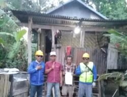 Kolaborasi PLN Persero ULP Jeneponto Bersama Polres Bantu Fasilitas Listrik Warga