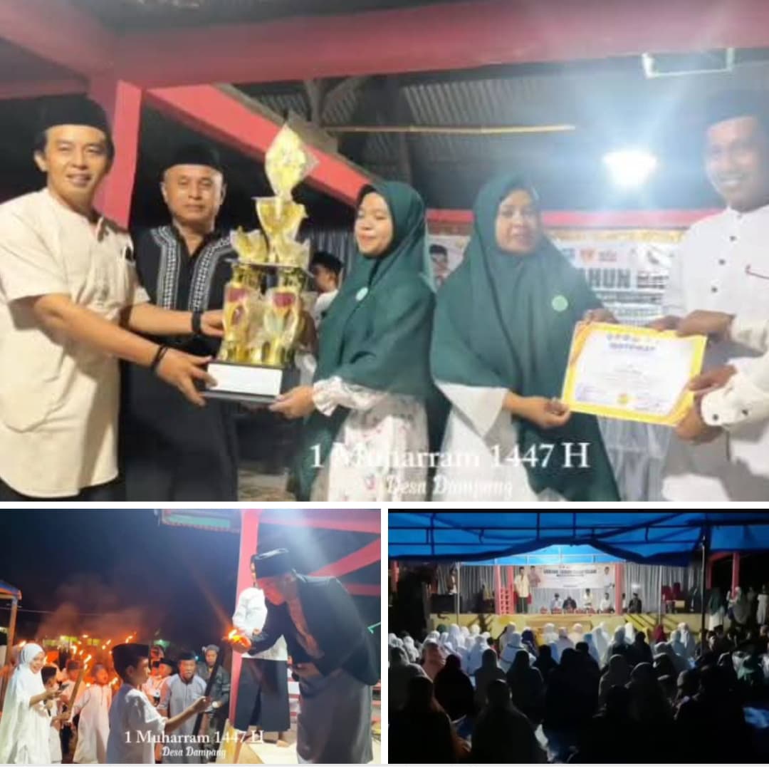 Pawai Obor dan Tabliq Akbar Tutup Gebyar Tahun Baru Islam di Desa Dampang Bulukumba