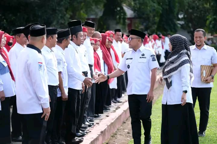 Pelantikan dan Apel Siaga Koperasi Merah Putih di Jeneponto, Bupati: Jalankan Amanah Jujur